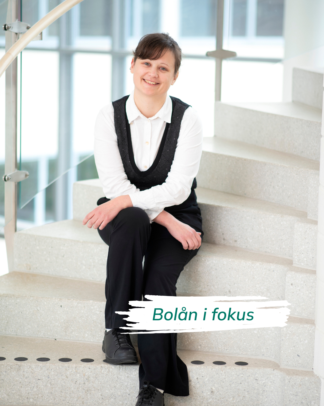 Bild på Ulrika Andersdotter med bildtexten "Bolån i fokus".